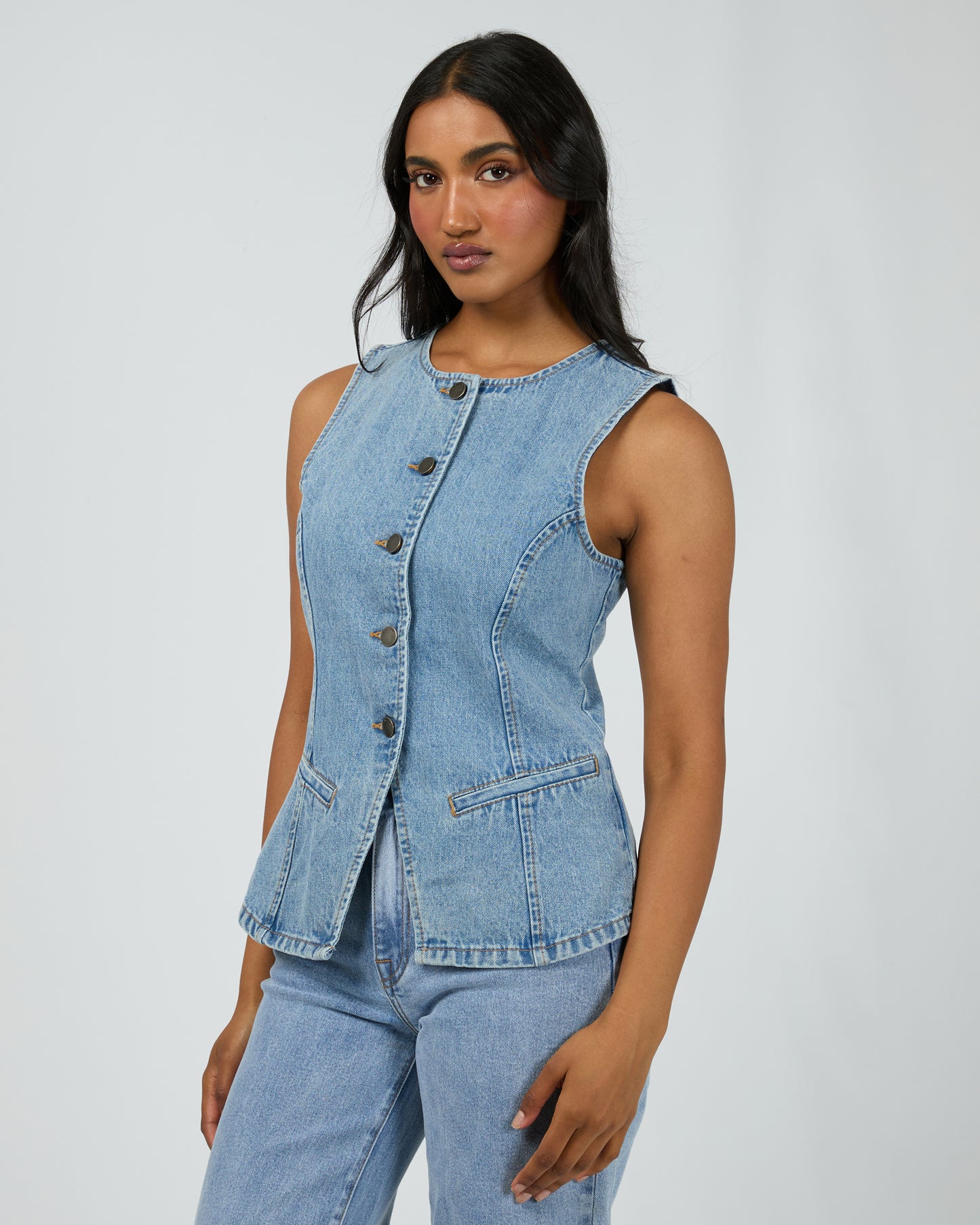 Lena Denim Vest