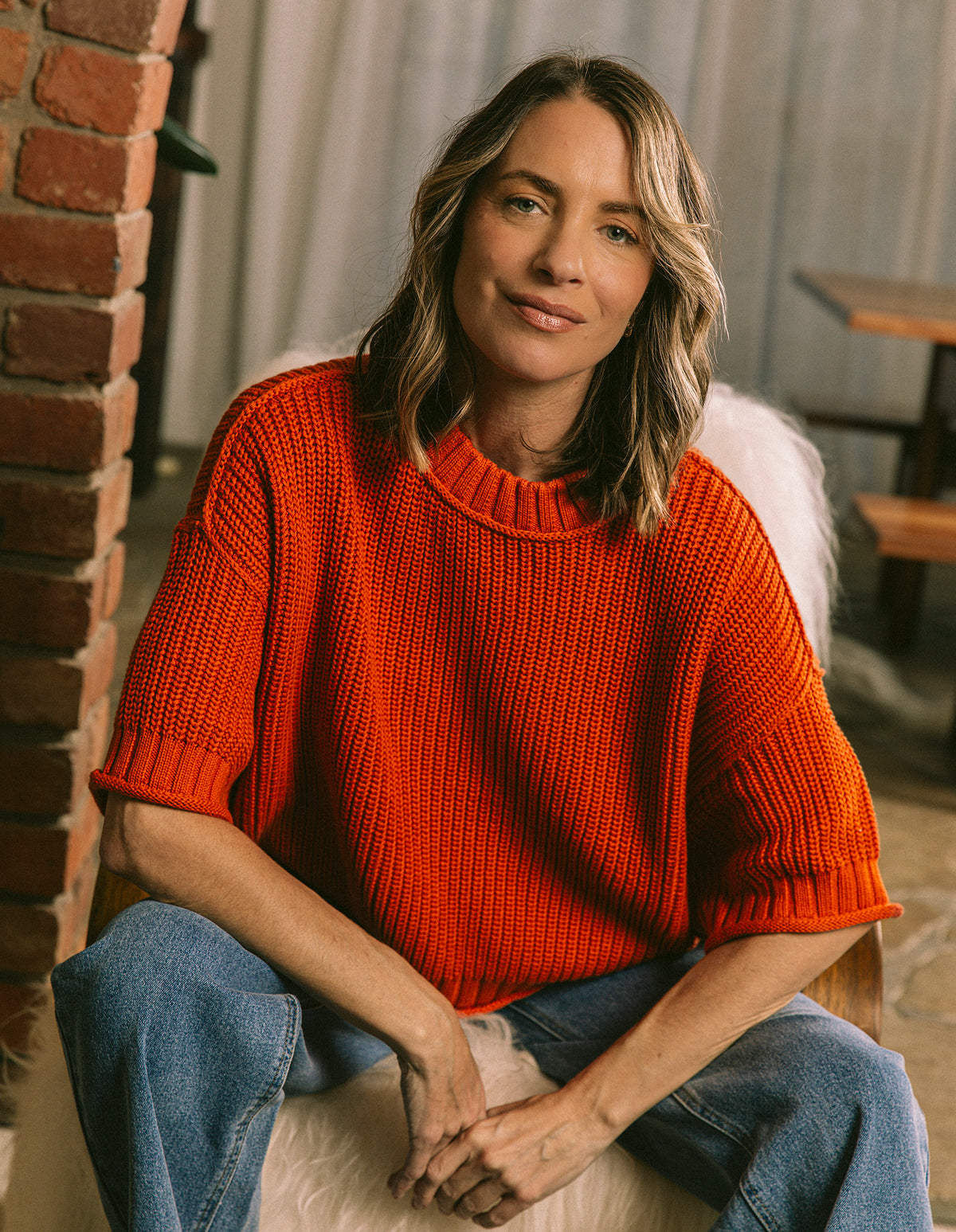Luela Short Sleeve Knit