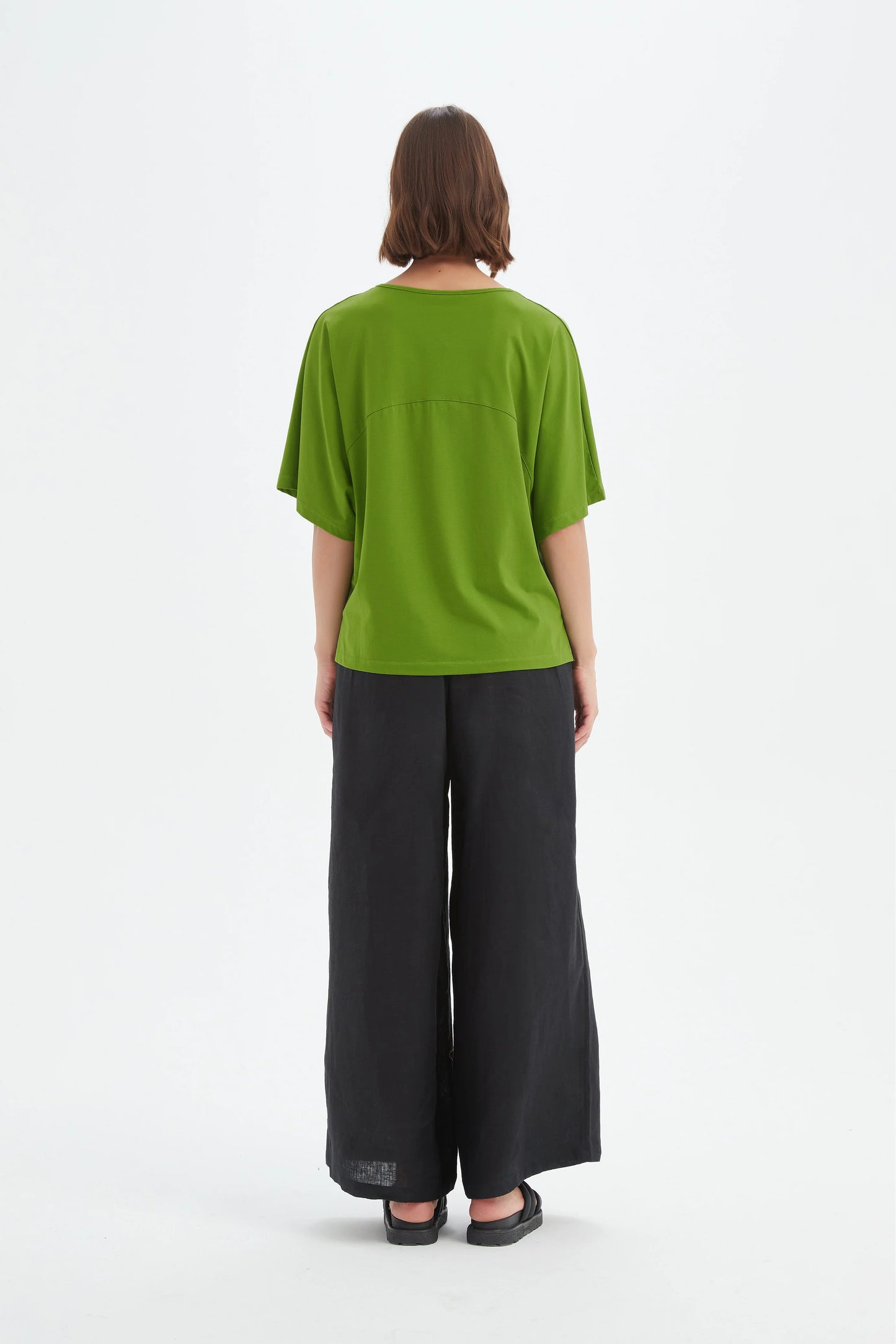 Wide Sleeve Yoke Tee