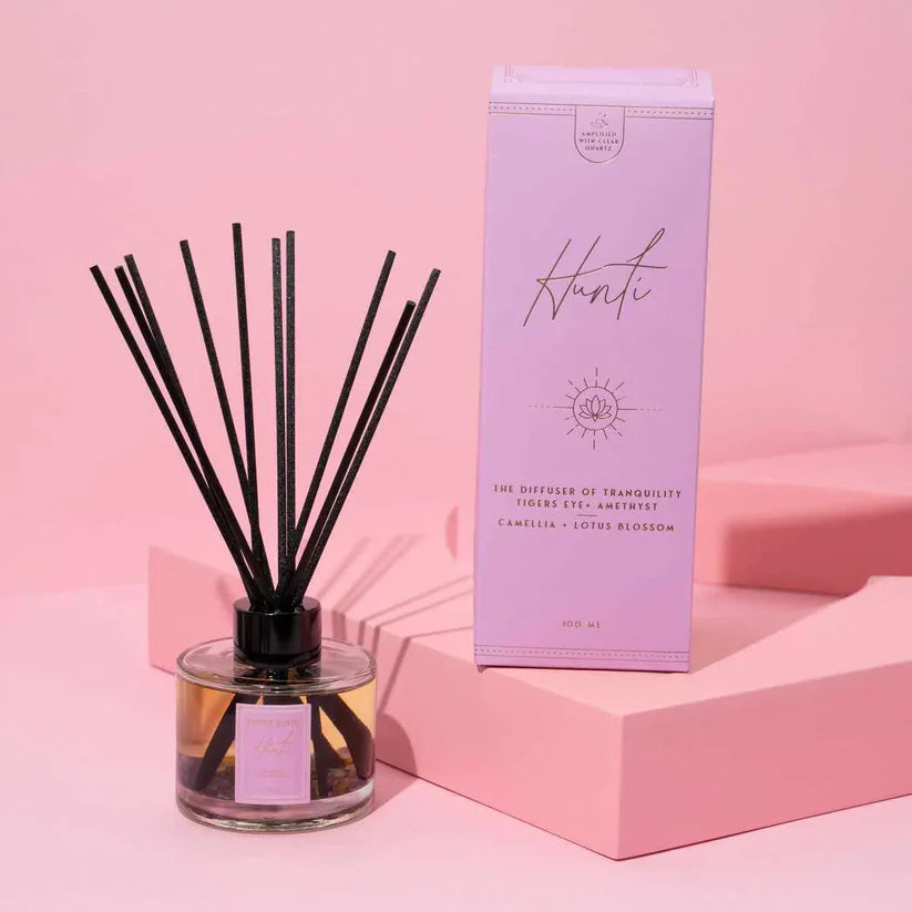 Hunti Diffuser 100ml | Camellia + Lotus Blossom