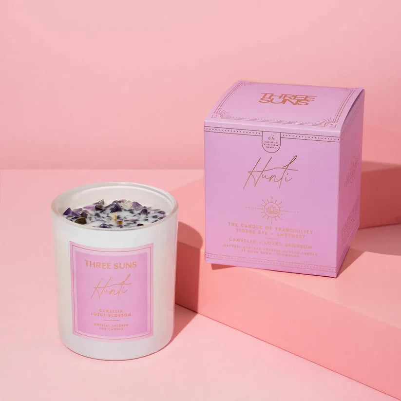 Hunti Mini Candle | Camellia + Lotus Blossom