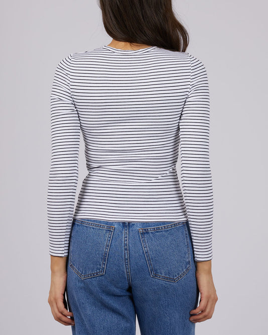 Eve Rib Stripe Long Sleeve