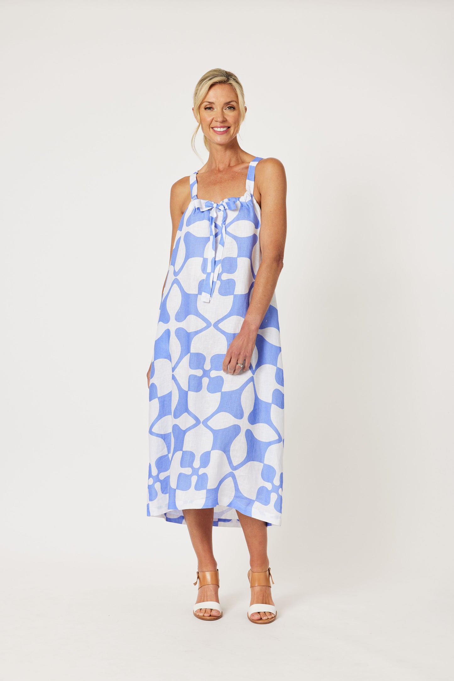 Pantile Print Dress