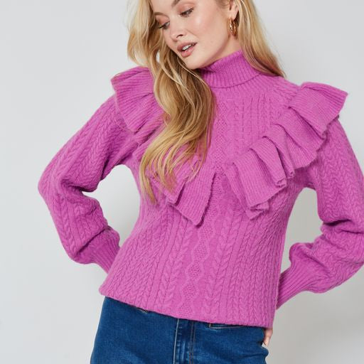 Romy Ruffle Knit